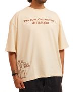 Two Cups. One Routine | Boxy Fit T-Shirt